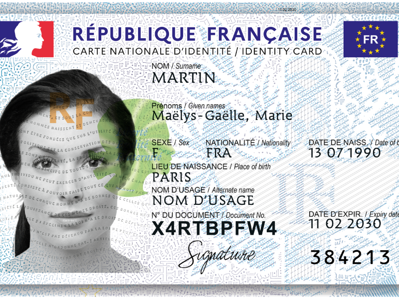 Carte d'identité