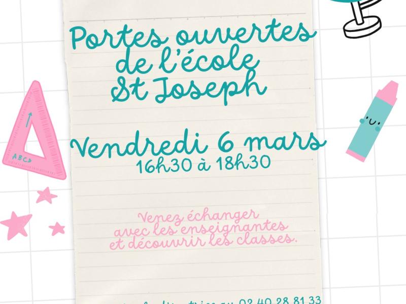 Portes Ouvertes - École Saint-Joseph