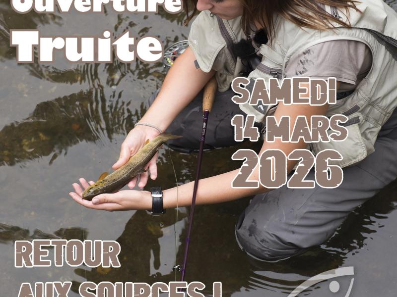 Ouverture nationale de la pêche de la Truite